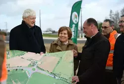 Inauguration du nouveau giratoire à Mulsanne/Laigné-en-Belin