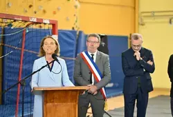 inauguration du gymnase à sainte-jamme-sur-sarthe