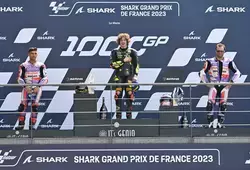 Podium GP France Moto