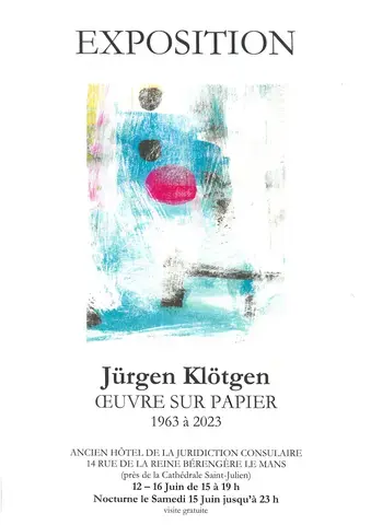 Jürgen Klötgen - Oeuvres sur papier