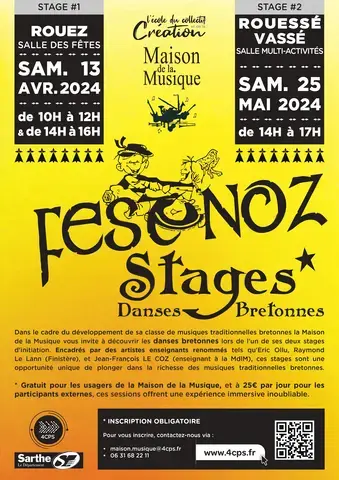 Stage d’Initiation aux Danses Bretonnes