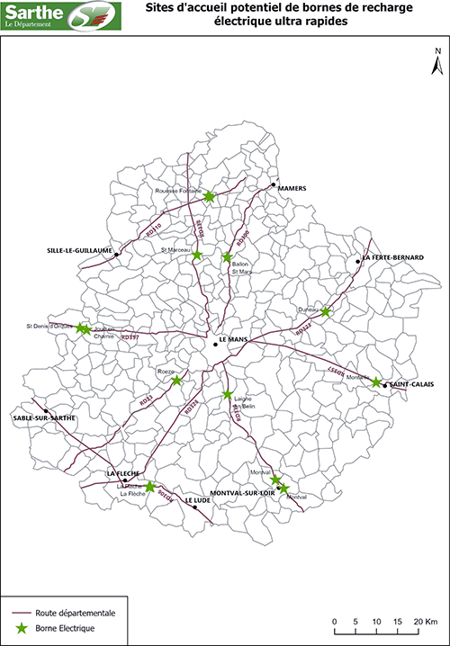 parcelles pour bornes electriques