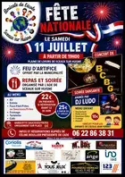 Fête nationale : repas, soirée et feu d'artifice