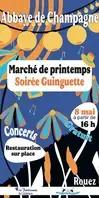 Marché de printemps & soirée guinguette à l'Abbaye de Champagne