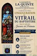 Inauguration du vitrail - visites et expositions
