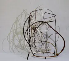 Exposition "Sculptures branchées, au bois des Trognes " Dominique Mansion