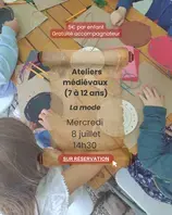 Les Ateliers Médiévaux (7-12 ans) : La mode