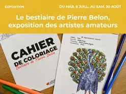 Le bestiaire de Pierre Belon, exposition des artistes amateurs