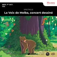 La voix de Melba, concert dessiné