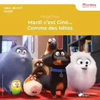 Mardi c'est ciné... Comme des bêtes
