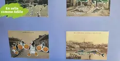Atelier "cartes postales décalée et visite du centre d'art"