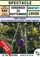 Spectacle "Nôt Pièce" par Cie La Volière de Velours (72) - Ouverture de saison
