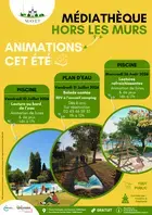Animations Culturelles été 2026, Piscine et Plan d'eau Mayet