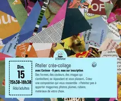 Atelier Créatif : Créa collage