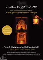 Visite guidée du Château de Courtanvaux à la lueur des bougies