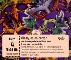 ATELIER CRÉATIF | Masques en carton