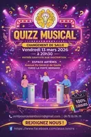 QUIZZ MUSICAL – PREMIÈRE SOIRÉE 2026
