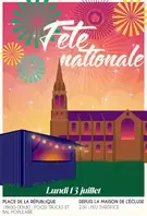 Feu D'Artifice à Sablé sur Sarthe