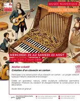 Atelier créatif : Création d'un clavecin en carton
