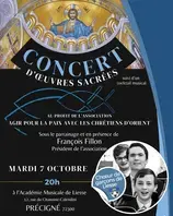 Concert de l'Académie Musicale de Liesse à Précigné