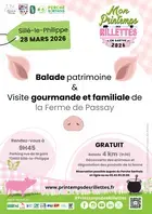 Balade patrimoine et visite gourmande et familiale de la Ferme de Passay