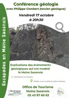 Escapades en Maine Saosnois : Conférence géologie en Maine Saosnois
