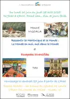Ressentir la Martinique et le Monde : Le Monde en moi, moi dans le Monde + Escapades Diversifiées