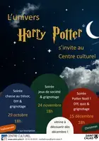 Soirée jeux de société - Univers Harry Potter