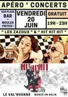 Apéro'Concerts spécial fête de la musique avec " Les Zazoux " & "Hit Hit Hit"