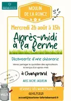 Après midi à la ferme : Chèvrerie du Moulin de la Ronce