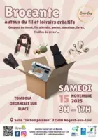 Brocante autour du fil et loisirs créatifs