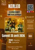 Concert du groupe KERLEO - folk rock poétique