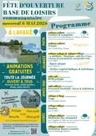 Fête d'ouverture de la base de loisirs