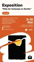 Exposition "Fête de l'estampe en Sarthe" de Yves Barré