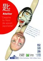 Atelier "Dessine ta face de spoon japonaise", avec l'illustrateur Guillaume Trannoy