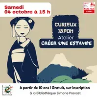 Atelier Créer une estampe japonaise