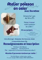 Atelier poisson en osier avec Dorothée