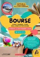 Bourse aux livres, disques, films, jeux d'occasion