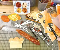 Le Brunch de Mlle Mars - Petite dinette en carton