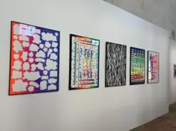 Exposition de Sixtine Gervais, sélection de sérigraphies grand format
