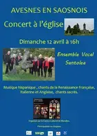 Concert à l'église avec l'ensemble vocal Santolea