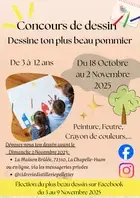 Concours de dessin : dessine ton plus beau pommier