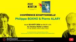 PHILIPPE BOXHO et PIERRE ALARY au Cinéma Le Pathé, invités de la Librairie Bulle