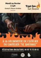 Tout Feu Tout Flamme 2026 - Visite de l'atelier de coutellerie "Le Sarthois" de Didier Bergeot