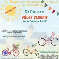Défilé des vélos fleuris
