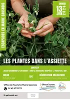 Escapades en Maine Saosnois : Les plantes dans l'assiette