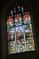 Sur la route des  VITRAUX...Église de Marigné-Laillé puis la Chapelle du Rancher à Teloché