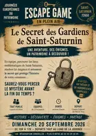Escape Game - Journées du Patrimoine Saint-Saturnin