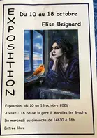 Exposition d'Élise Beignard "L'heure bleue"