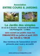 Ouverture du Jardin des Simples avec l'association Entre Cours et Jardins